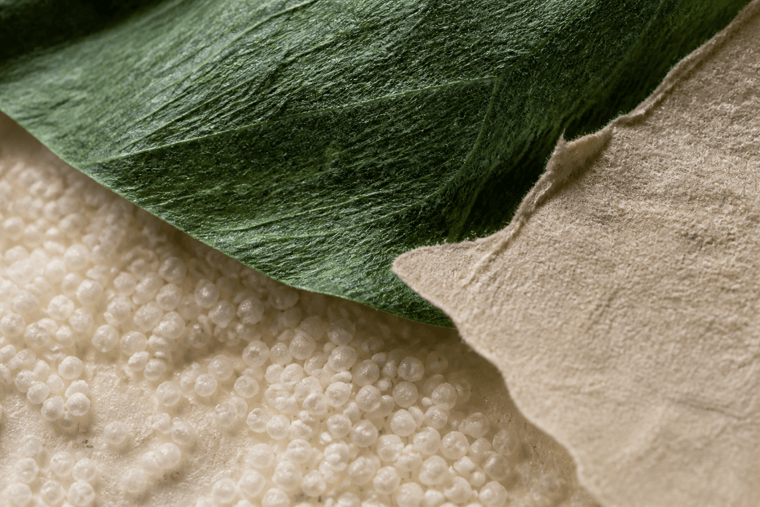 Natural fibre and kraft material texture