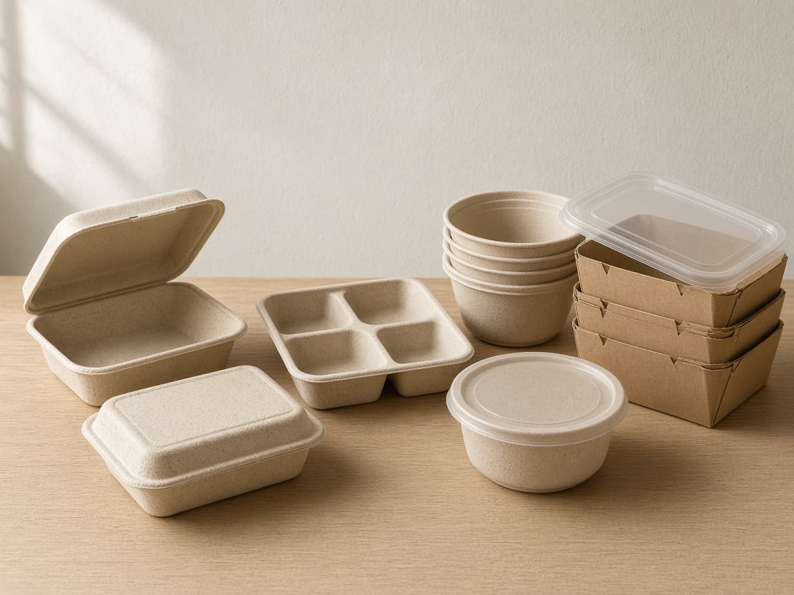 Food Containers — compostable packaging by J K Biocomp Products