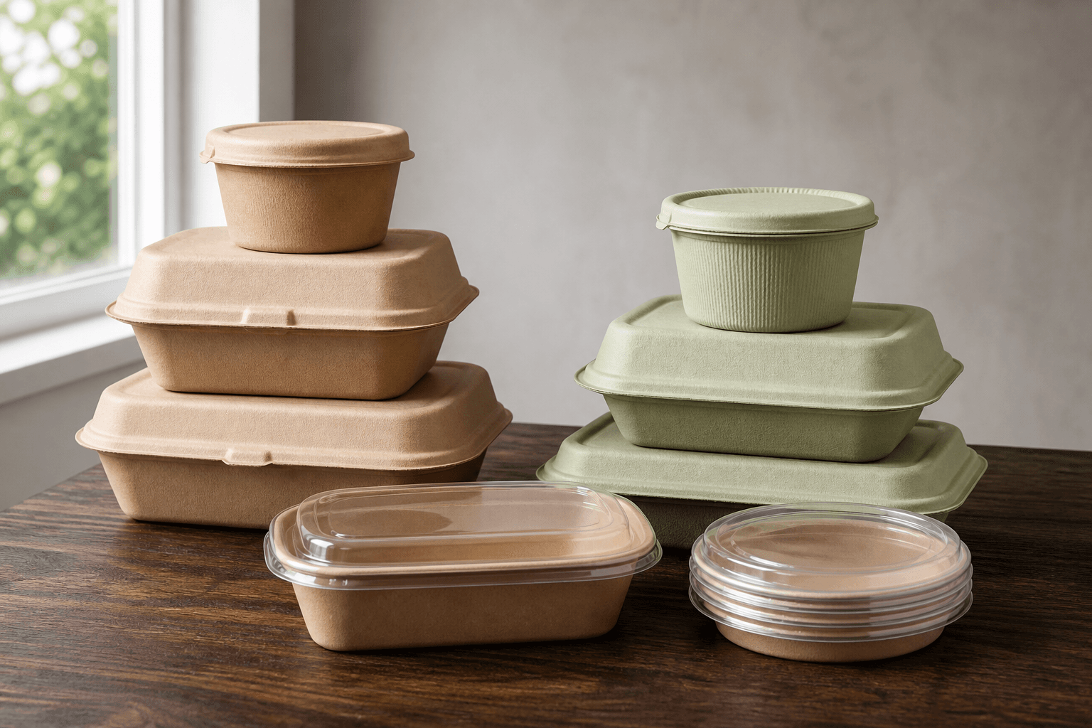 Food Containers — compostable packaging by J K Biocomp Products