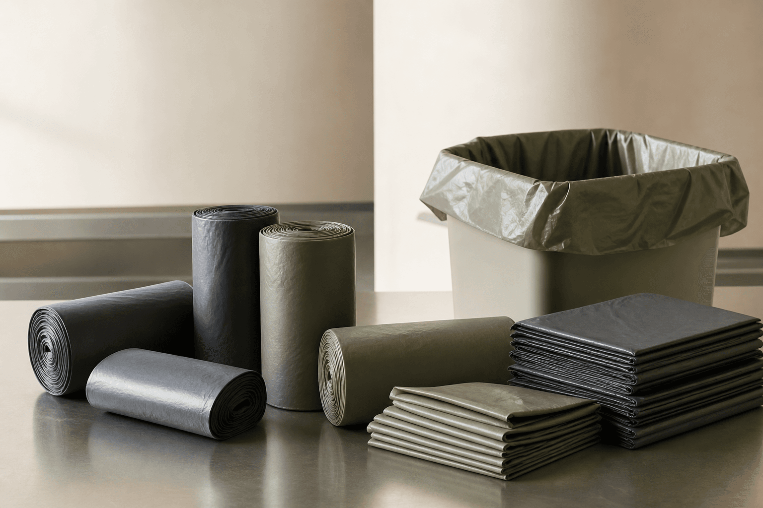 Garbage Bags — compostable packaging by J K Biocomp Products